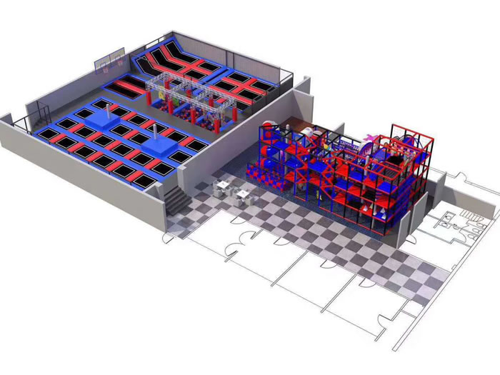大型蹦床设备