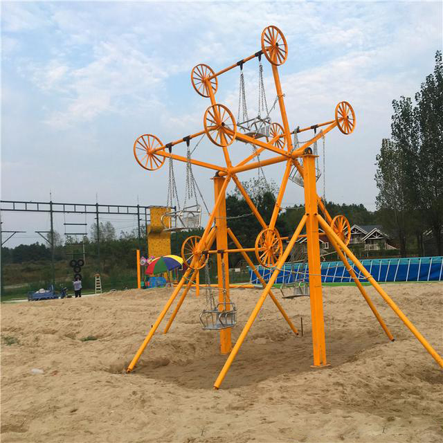 网红旋转秋千游乐设备