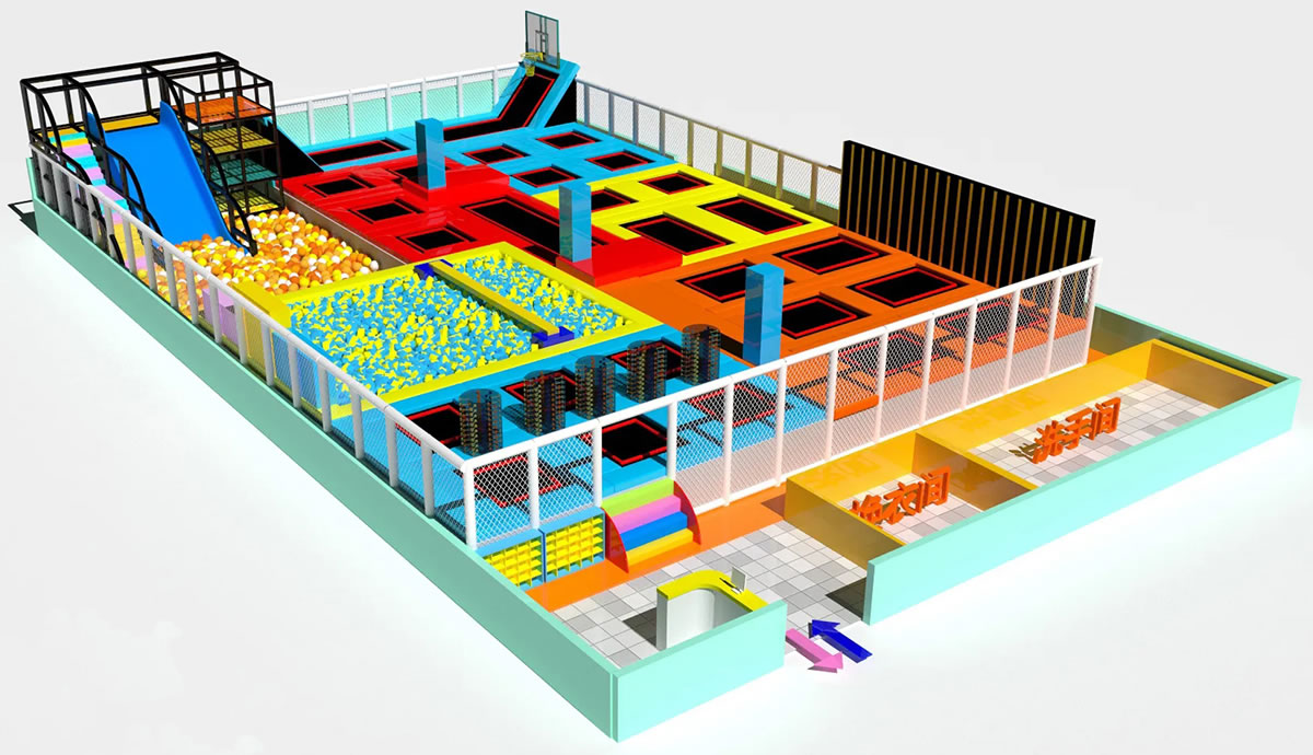 大型蹦床设备厂家