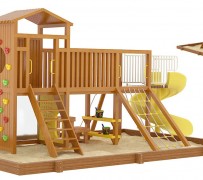 儿童木质滑梯23